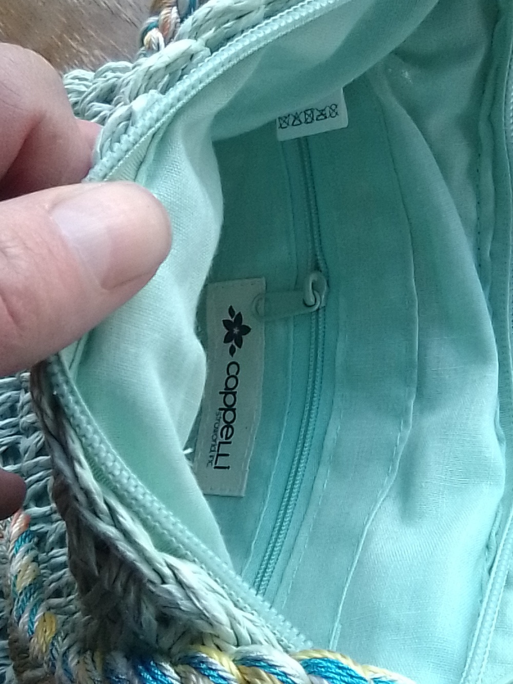 Handmade Light Blue Beaded Dreamcatcher Crochet Crossbody Bag!!! - Picture 5 of 7